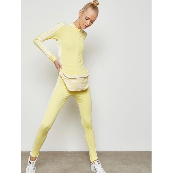yellow adidas jumpsuit